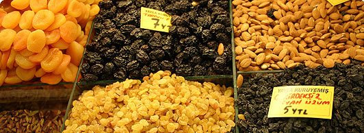 Dried Fruits and Nuts in Turkish Food Culture